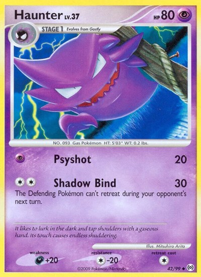 Haunter (42) Arceus (42/99) (Uncommon)