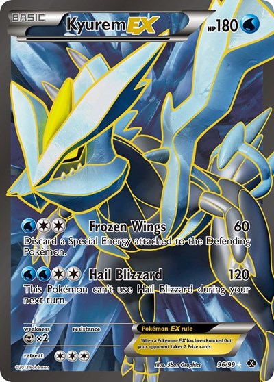Kyurem EX (96) (Full Art) Next Destinies (96/99) (Ultra Rare)