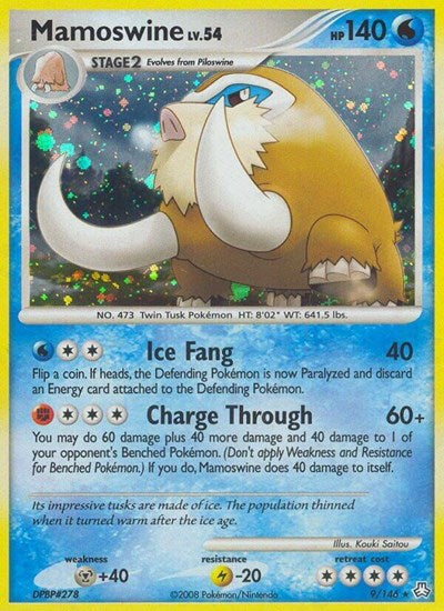 Mamoswine Legends Awakened (9/146) (Holo Rare)