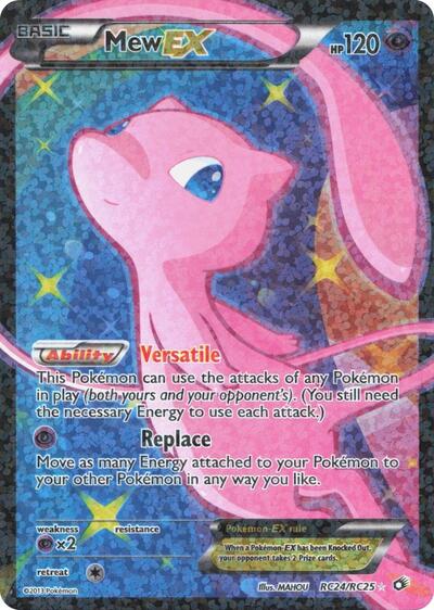 Mew EX (Full Art) Legendary Treasures: Radiant Collection (RC24/RC25) (Ultra Rare)