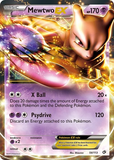 Mewtwo EX Legendary Treasures (54/113) (Ultra Rare)