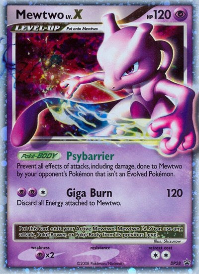 Mewtwo LV.X Diamond and Pearl Promos (DP28) (Promo)