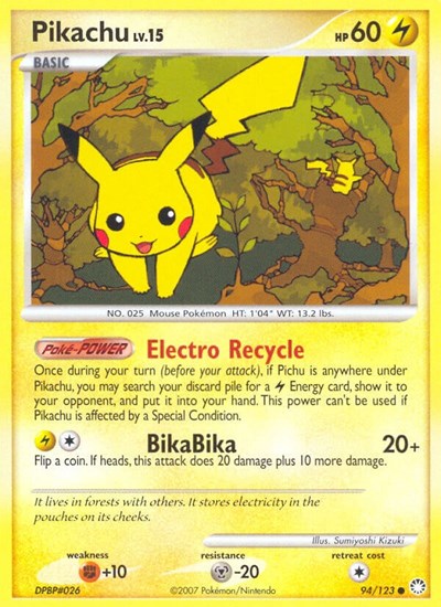 Pikachu Mysterious Treasures (94/123) (Common)