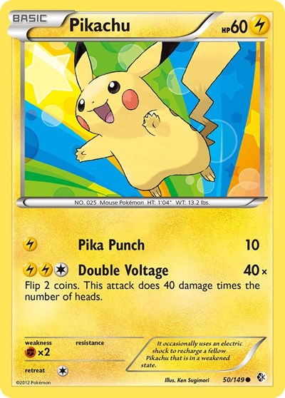 Pikachu Boundaries Crossed (50/149) (Common)