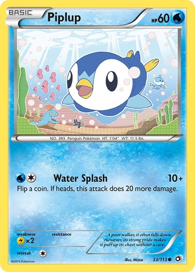 Piplup Legendary Treasures (33/113) (Common)
