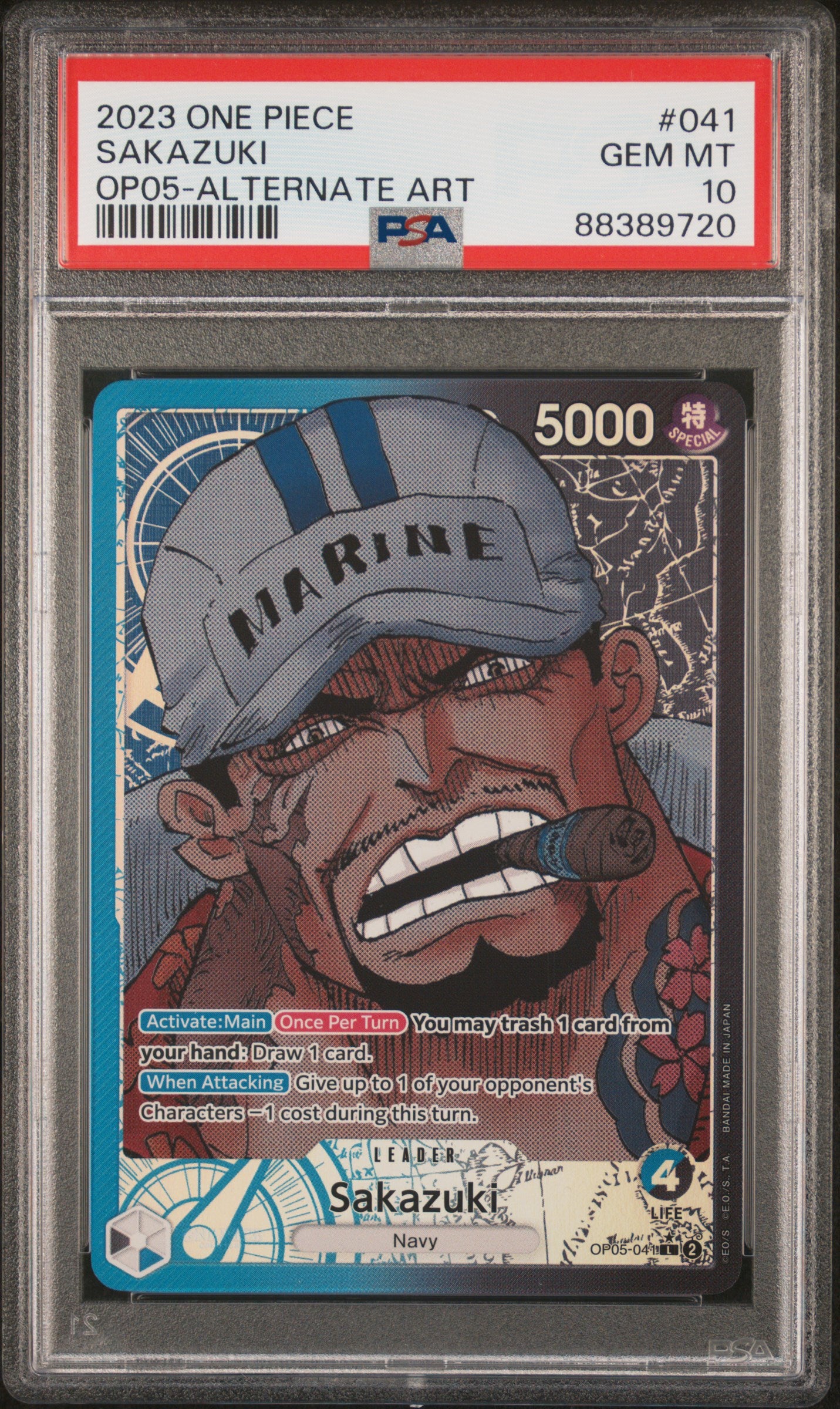 PSA 10 - Awakening of the New Era Foil - Sakazuki #041