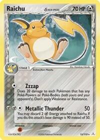Raichu (Delta Species) EX Holon Phantoms (15/110) (Holo Rare)
