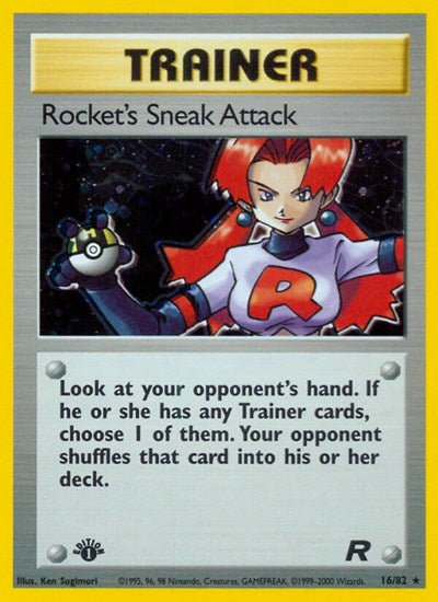 Rocket's Sneak Attack (16) Team Rocket (16/82) (Holo Rare)