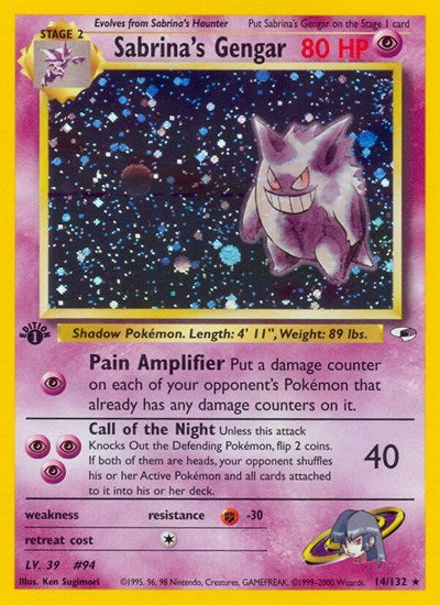 Sabrina's Gengar Gym Heroes (014/132) (Holo Rare)