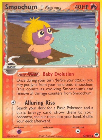 Smoochum (Delta Species) EX Dragon Frontiers (64/101) (Common)