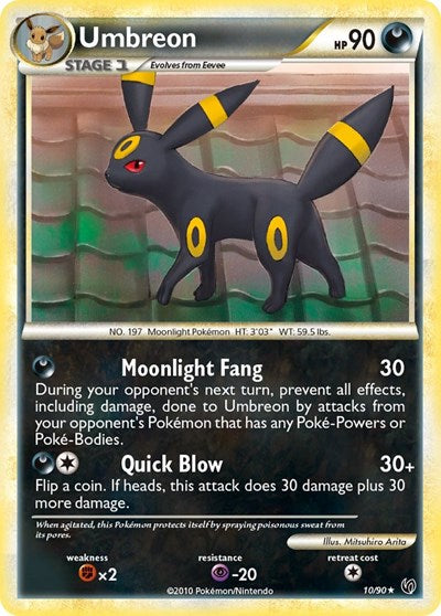 Umbreon Undaunted (10/90) (Holo Rare)