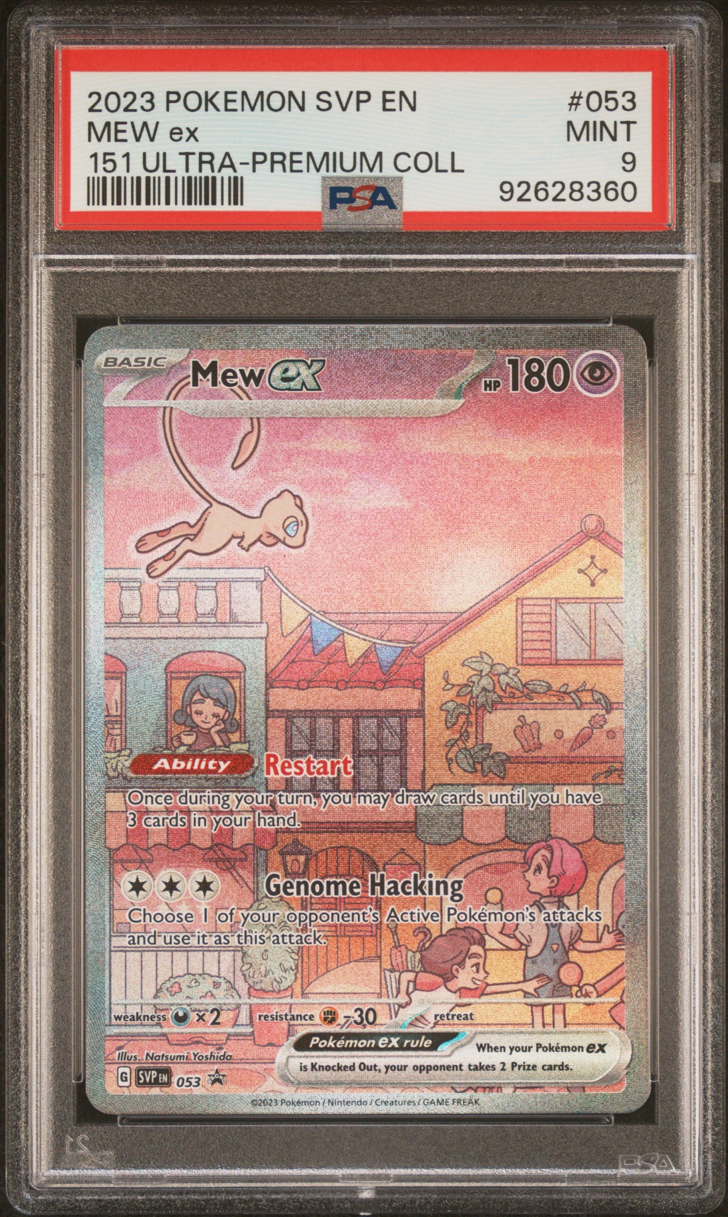 PSA 9 - 151 UPC - Mew ex #053