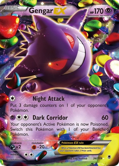 Gengar EX XY - Phantom Forces (34/119) (Ultra Rare)