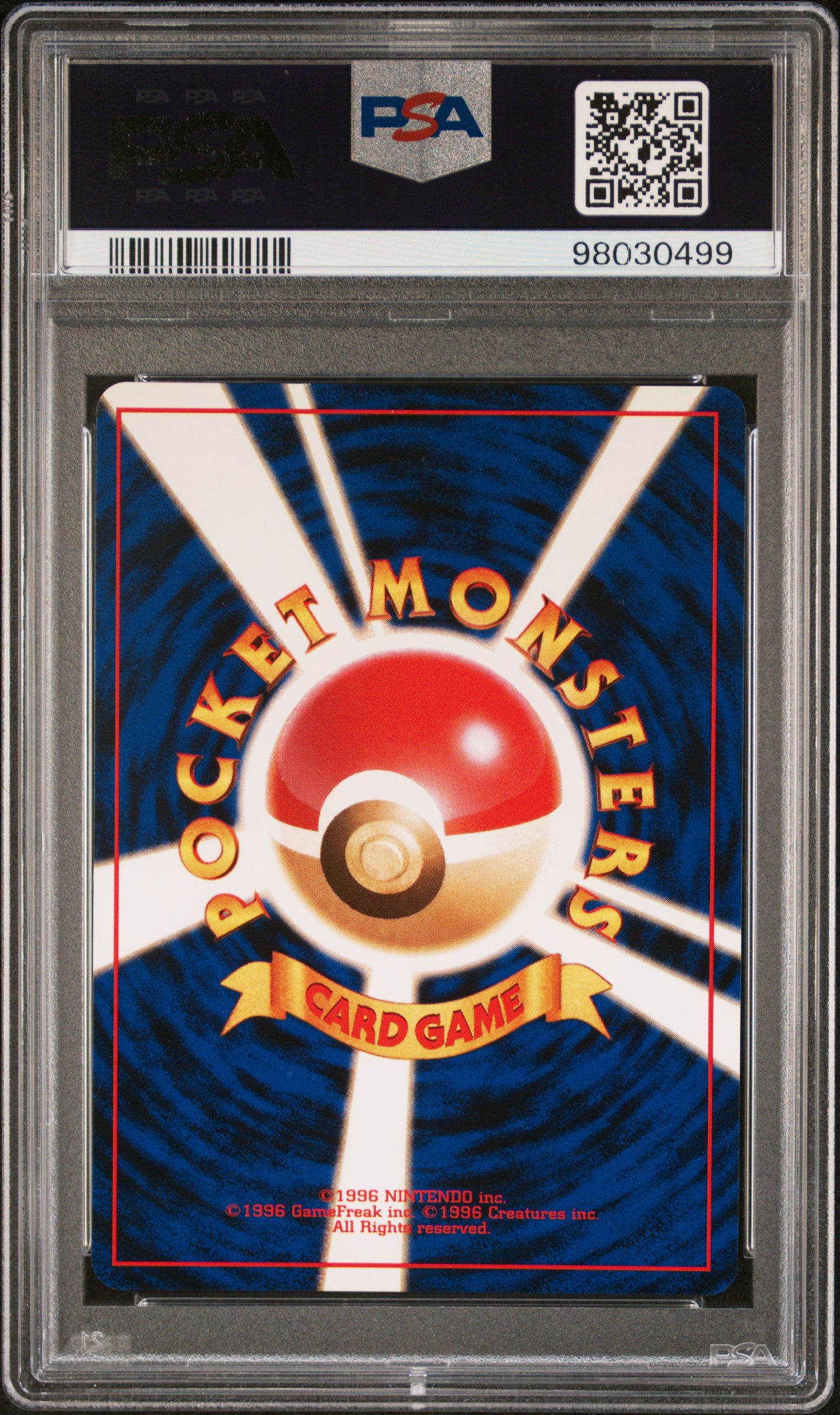 PSA 9 - 1997 JP Rocket - Dark Vaporeon #134