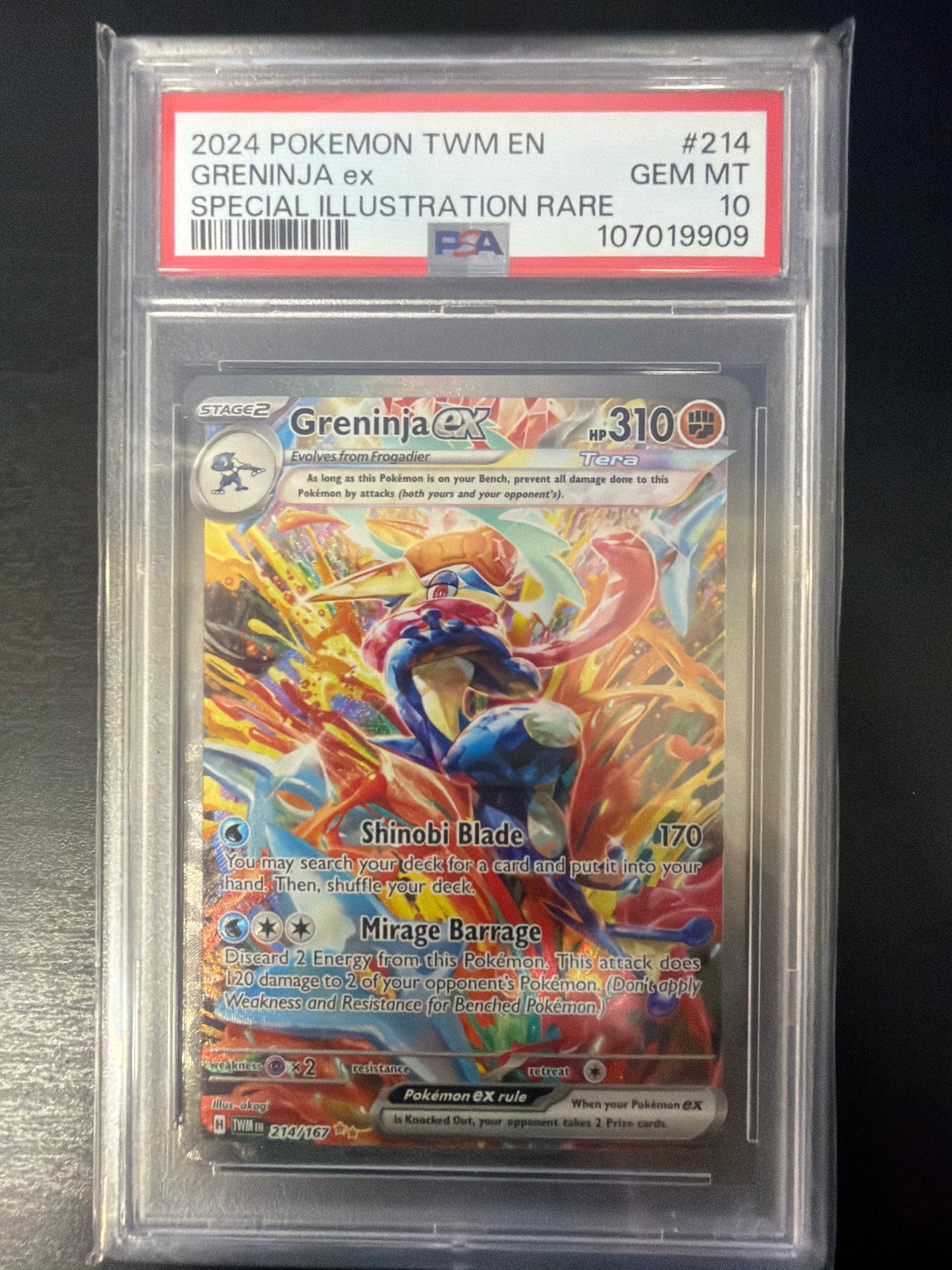 PSA 10 - Special Illustration Rare - Greninja ex #214