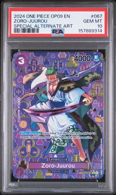 PSA 10 - OP09- Zoro-Juurou #067