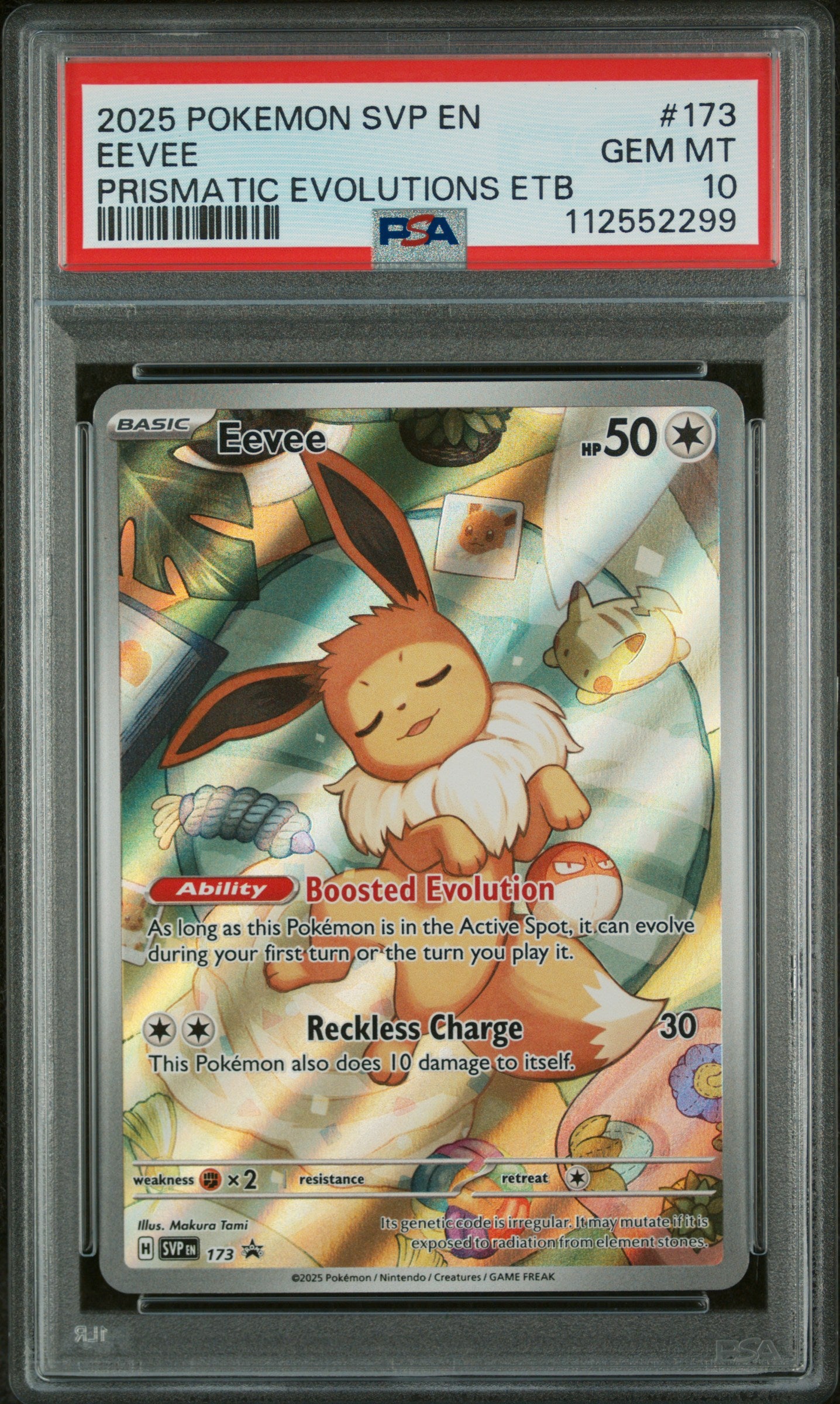 PSA 10 - PRISMATIC EVOLUTIONS - Eevee (Promo) #173