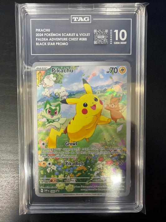 TAG 10 - S&V Paldea Adventure Promo - Pikachu #088
