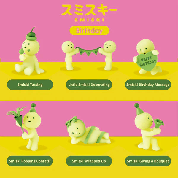 Smiski Mini Figures - Birthday