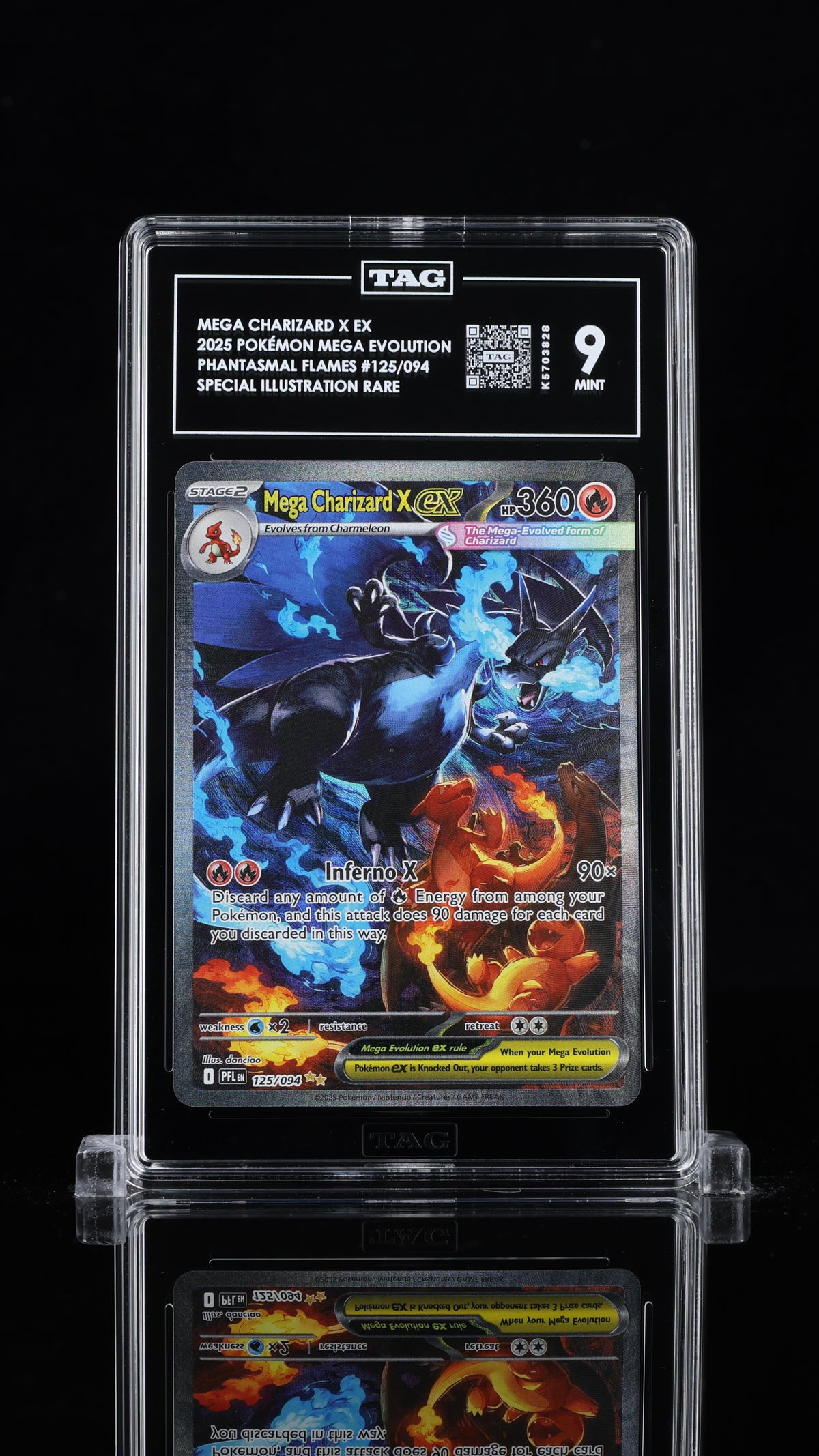 TAG 9 - Special Illustration Rare - Mega Charizard X ex #125