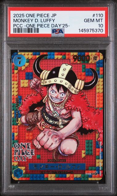 PSA 10 - One Piece Day - Monkey D. Luffy #110