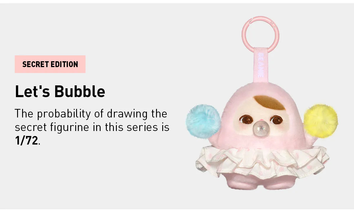 PUCKY BEANIE BUBBLE UP SERIES-Plush Pendant Blind Box