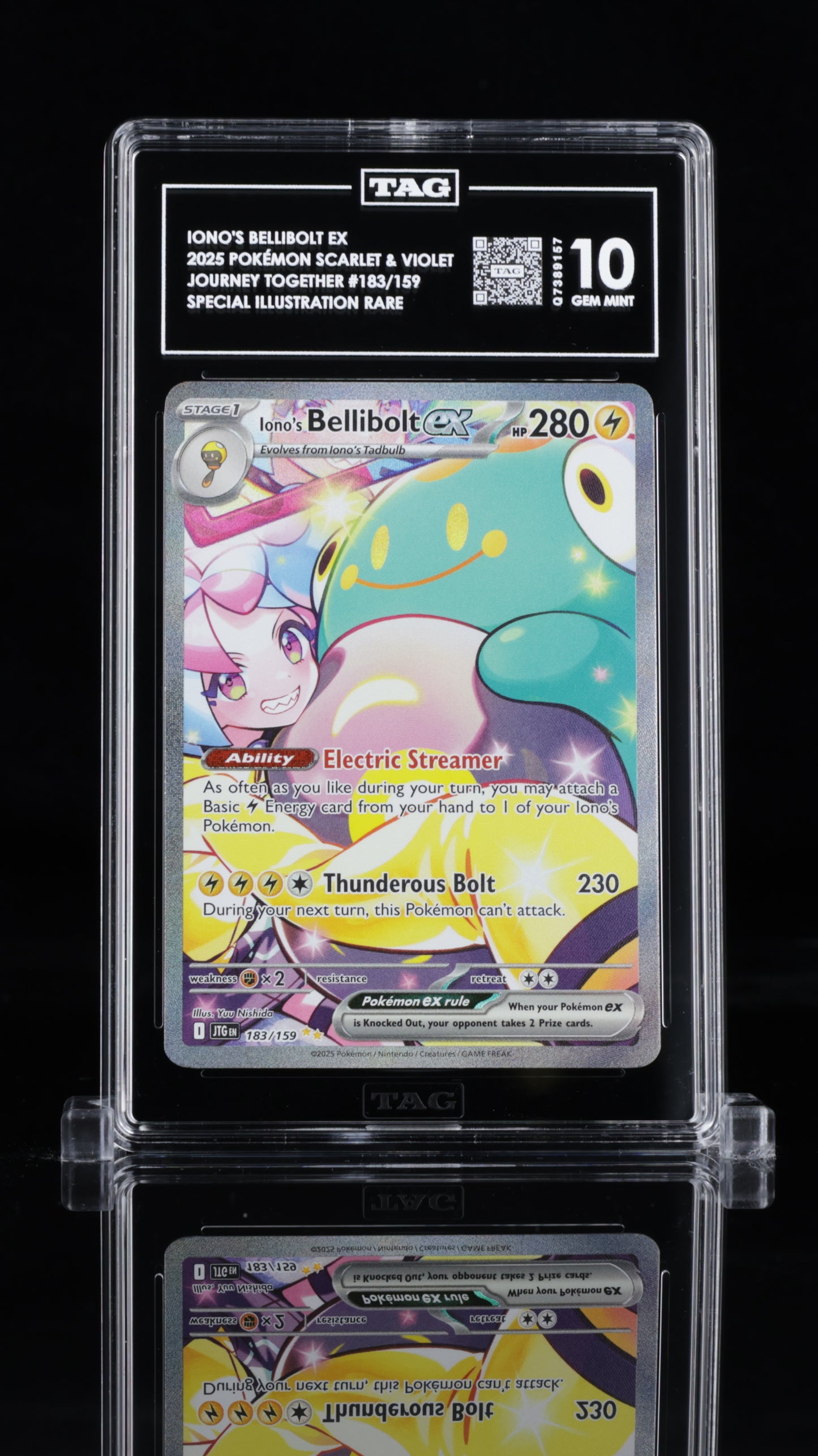 TAG 10 - Special Illustration Rare - Iono's Bellibolt ex #183