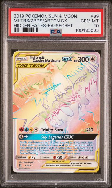 PSA 10 - Hidden Fates Secret - MLTRS/ ZPDS / ARTCN GX #69