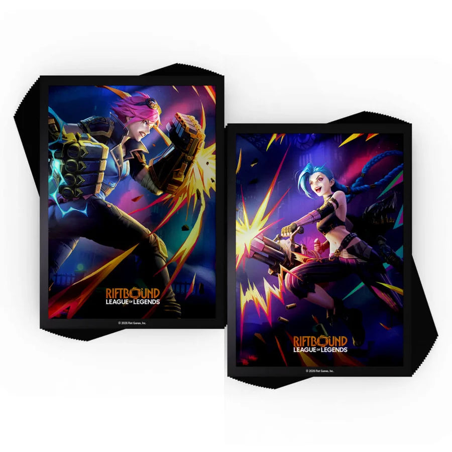 Riftbound Vendetta Art Sleeves - Vi vs Jynx (50/50CT)