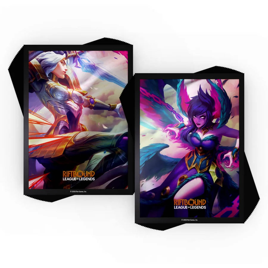 Riftbound Vendetta Art Sleeves - Kayle vs Morgana (50/50CT)