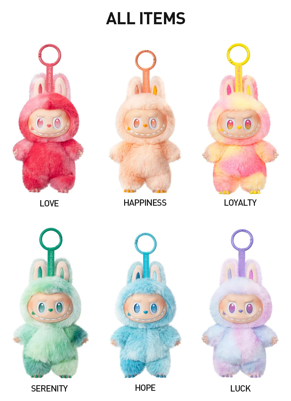 THE MONSTERS Big into Energy Series-Vinyl Plush Pendant Blind Box