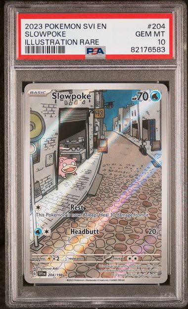 PSA 10 - Illustration Rare - Slowpoke #204
