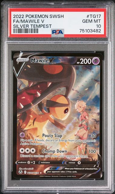 PSA 10 - Silver Tempest - Mawile #TG17