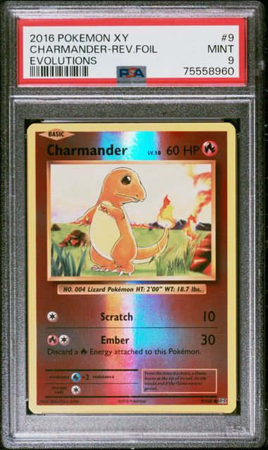 PSA 9 - EVOLUTIONS - CHARMANDER #9