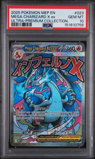 PSA 10 - Ultra Premium Collection - Mega Charizard X ex #023