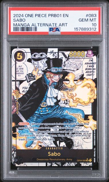 PSA 10 - PRB01 - Sabo #083