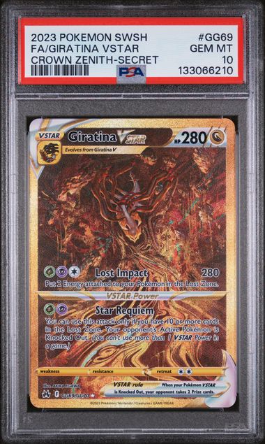 PSA 10 - Crown Zenith - Giratina #GG69